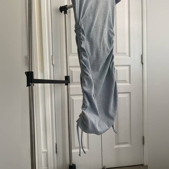 Ribbed Mini Dress with side ruching - Picture 5 of 6